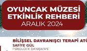 KDZ. EREĞLİ BELEDİYESİ OYUNCAK MÜZESİ ARALIK AYI ATÖLYE PROGRAMI AÇIKLANDI