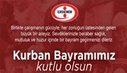 ERDEMİR KURBAN BAYRAMI MESAJI