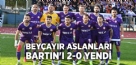 BEYÇAYIR ASLANLARI, BARTIN’I 2-0 YENDİ